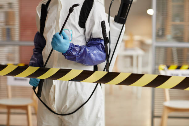 Professional Biohazard technician working in Paris, AR